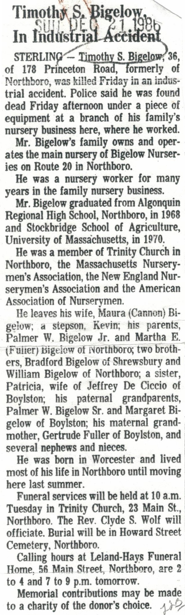 palmer obit