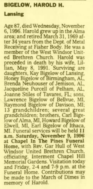 harold obit