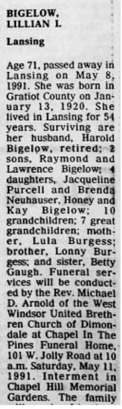 lillian obit