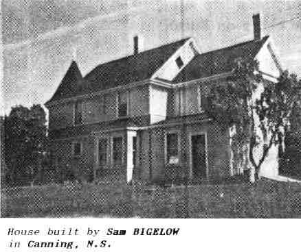 Samuel 8 Bigelow House Canning N.S.
