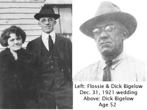 Dick and wife Flossie 1921 & Dick 52